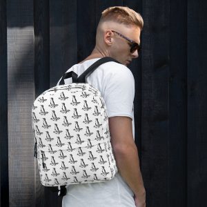 Galapagos Penguin Backpack (white)