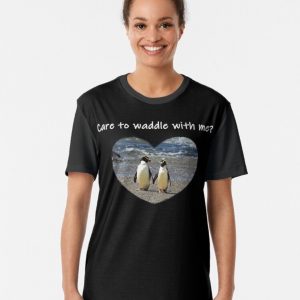 Care to Waddle with me graphic tee