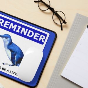 Little Blue Penguin Reminder Mouse Pad