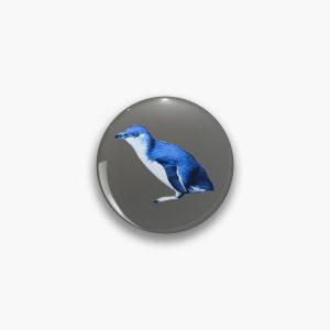 Little Blue Penguin Button Pin