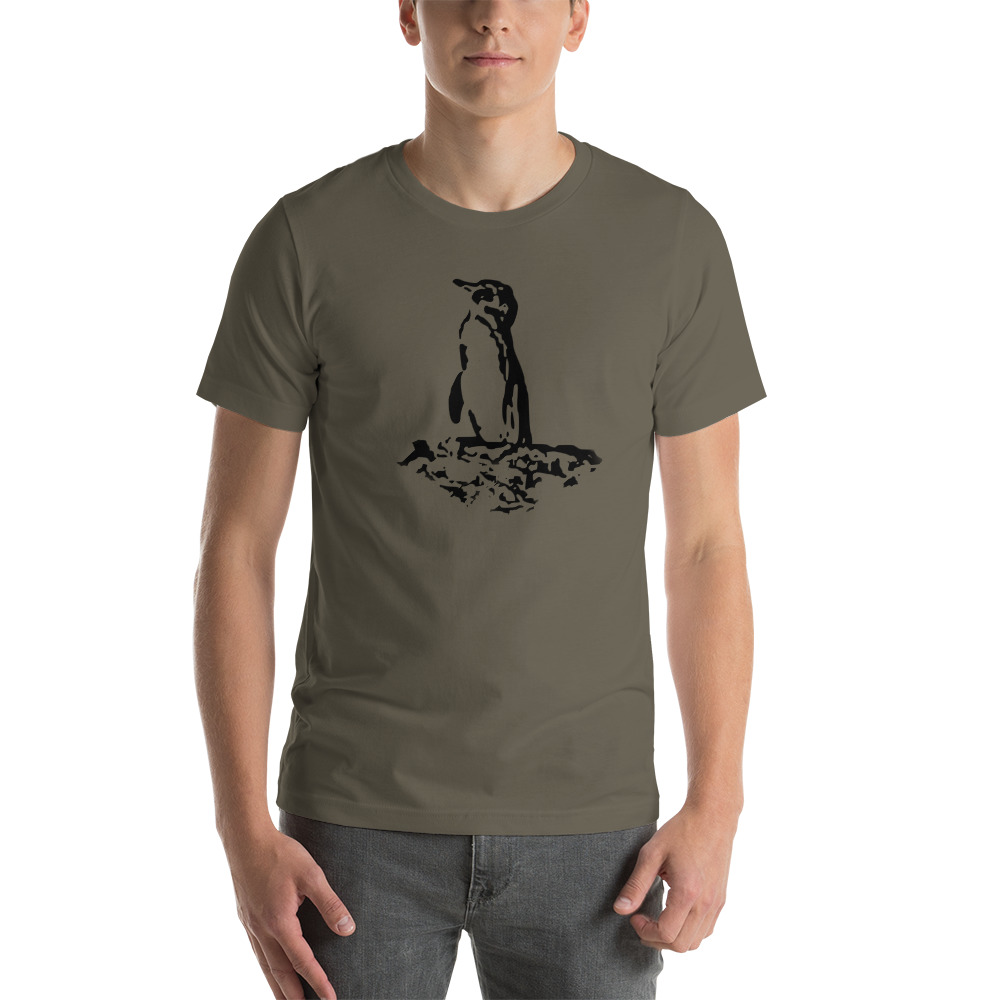 Galapagos Black Penguin Unisex t-shirt