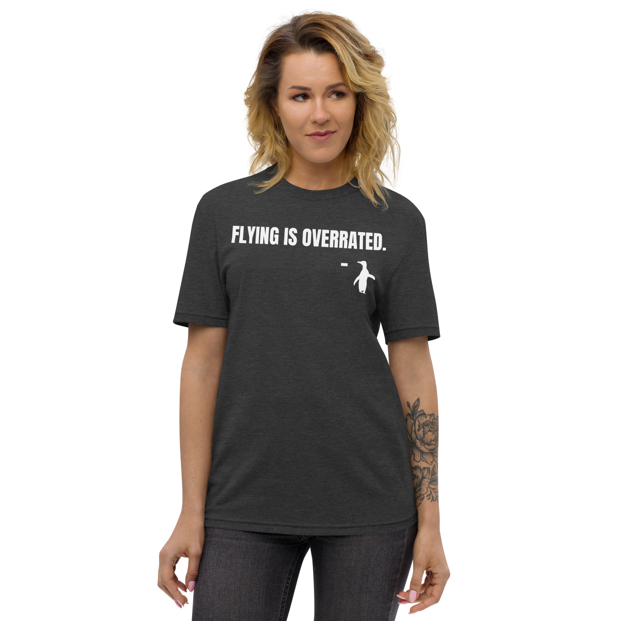 Flying is Overrated Unisex RECYCLED t-shirt