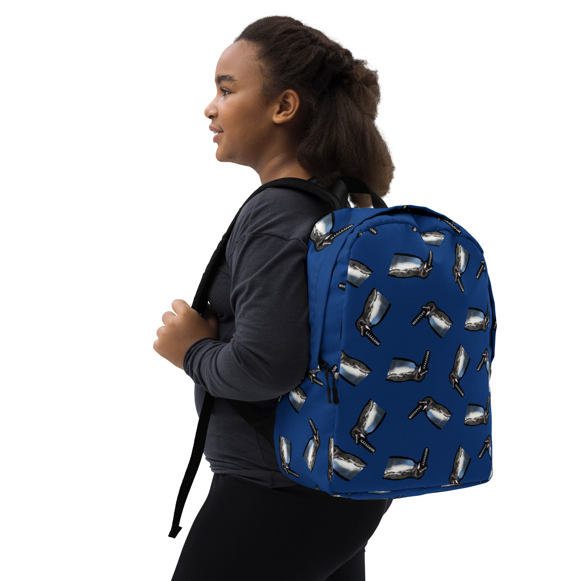 GP questions life blue Minimalist Backpack