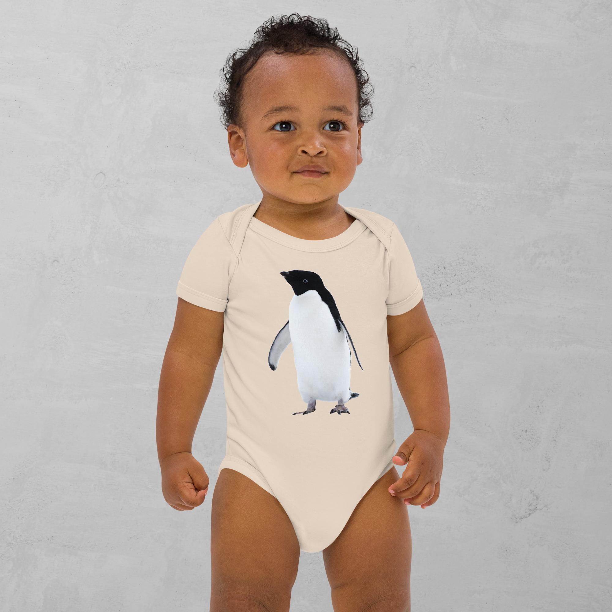 Adelie Penguin Organic cotton baby bodysuit
