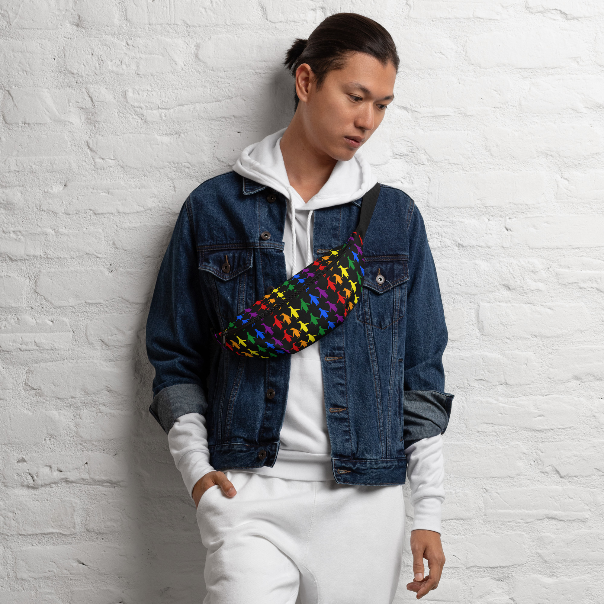 Pride Marching Penguins Fanny Pack
